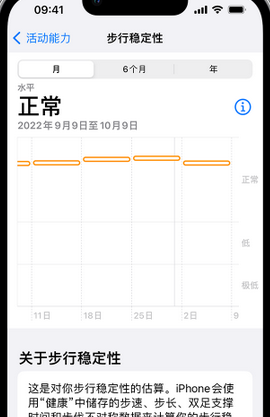 合浦iPhone手机维修如何在iPhone开启'步行稳定性通知'