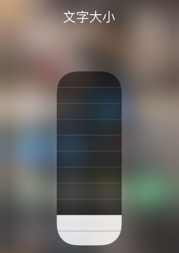 合浦苹果手机维修分享小技巧：在 iPhone 控制中心快速调节字体大小 